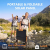 36V 200W 4-fach handentnehmbares faltbares Solarpanel für tragbare Kraftwerke