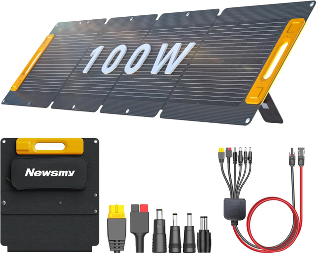 100 Watt 19V Tragbares Solarmodul für tragbares Kraftwerk