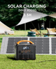 Tragbares Powerstation 1102,5 Wh Aufladen von 0-100% in 1,2 Std. Mobiler Stromspeicher mit 2000 W x 3 AC-Steckdosen