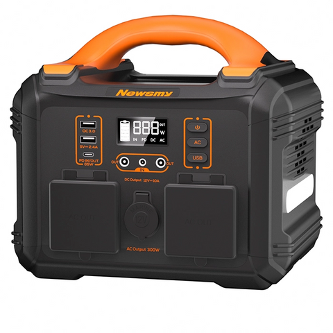 Tragbare Powerstation 236 Wh Reine Sinuswelle AC 300W/230V, PD65W Ein- Und Ausgang