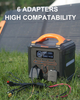 551,25 Wh Tragbares Powerstation Mit Solarpanel 100 W, Solargenerator LiMnFePO4-Akku Für Camping-Backup Zu Hause