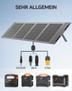 200W Hochleistungs-FaltSolarpanel – Vernäht Für Outdoor-Einsatz