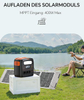 Tragbare Powerstation 1500W (Power Lifting 3000W), 1102,5Wh, LiMnFePO4 Akku, 0-100% in 85 Min aufgeladen, USB-C-100W, DC-Ausgang, 230V AC Steckdosen, MPPT 400W Solarladung, für Camping, Outdoor