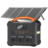 1102,5 Wh Tragbares Powerstation Mit Solarpanel 200 W, Solargenerator LiMnFePO4-Akku Für Camping-Heim-Backup