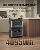Tragbares All-in-one-2400-W-Kraftwerk mit integrierter Mikro-Inverter-Stromversorgungslösung, Balkon-Solarenergiespeichersystem