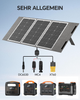 100W Ultra-Leichtes Faltbares Solarpanel Mit Vernäh-Technologie