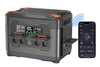 2047,5 Wh Solarkraftwerk 2400 W (4500 W Spitze), USV-Batterie-Backup, All-in-One-Wechselrichter für Notfälle zu Hause und Camping